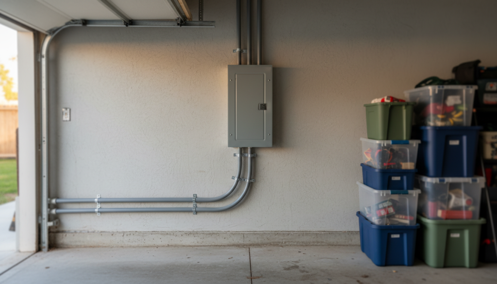 Dunnellon Electrical Panel Upgrade: What Homeowners Need in 2026 2 new 200-amp electrical panel box installed in Dunnellon FL home garage